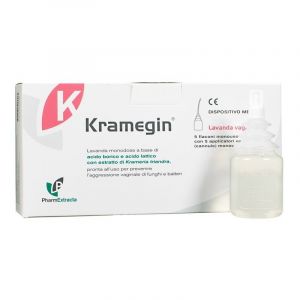 Kramegin vaginal lavage 5 bottles with disposable cannula 100 ml