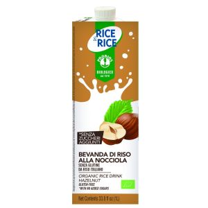 Rice&Rice Gluten Free Organic Hazelnut Rice Drink 1 L