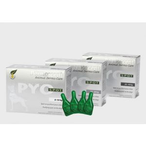Dermoscent PYOspot Anti Dermatitis Treatment For Dogs from 10 to 20 kg 4 Pipettes
