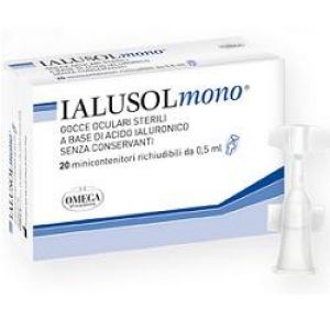 Ialusol Mono Eye Drops Omega Pharma 20 Microcontainers