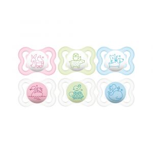 Mini Air - Soother 2-6m Neutral Silicone Mam 2 Soothers