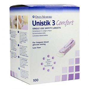 Unistik Comfort Lancets With Safety System