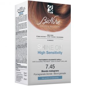 Shine On Hs Treatment Coloring Hair Blonde Pomegranate 7.45 Bionike