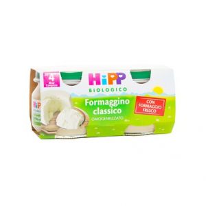 Hipp Bio Homogenized Classic Cheese 2x80g 4 Months +