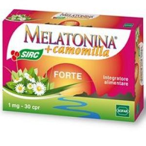 Strong Melatonin + Chamomile Food Supplement 30 Tablets