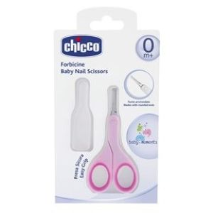 Chicco Pink Scissors with Rounded Tip