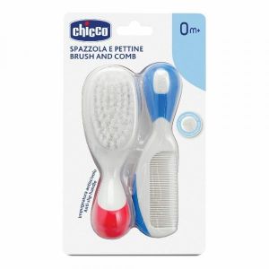 Chicco Spazzola In Nylon e Pettine +0m