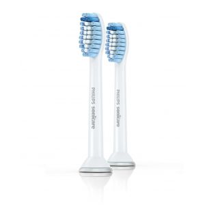 Philips Sensitive Standard Heads For Sonic Toothbrush 2 Pieces