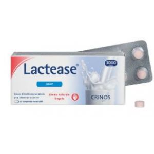 Lactease Junior Lactose Intolerance Food Supplement 20 Chewable Tablets