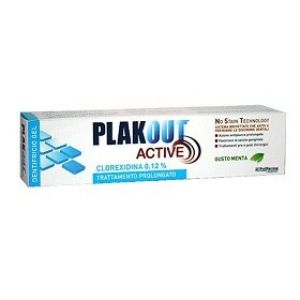 Plak out active chlorhexidine toothpaste 0.12% anti-plaque and antibacterial 75 ml