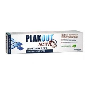 Plak out active chlorhexidine toothpaste 0.20% anti-plaque and antibacterial 75 ml