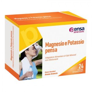 Pensa Pharma Magnesium & Potassium Supplement Of Mineral Salts 24 Sachets
