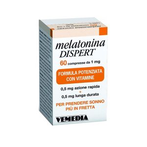 Vemedia Melatonin Dispert 1mg Food Supplement 60 Tablets