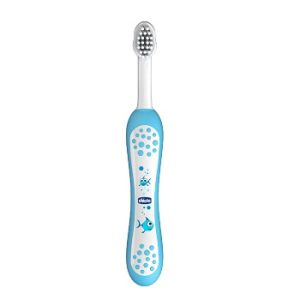 Chicco blue first milk toothbrush 6-36 months