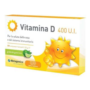 Metagenics Vitamina D 400 U.i. Integratore Sistema Immunitario e Ossa 84 Compresse