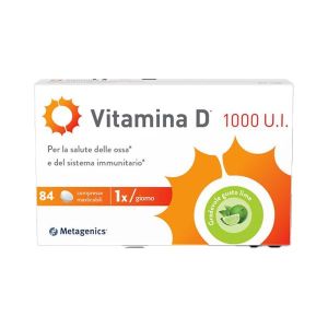 Metagenics Vitamina D 1000 Ui Integratore Vitaminico 84 Compresse