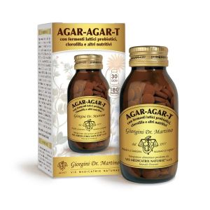 Dr. Giorgini Agar-agar Integratore di Fermenti Lattici Probiotici 180 Pastiglie