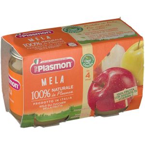 Plasmon Homogenized Apple 2 jars of 104 g