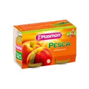 Plasmon Homogenized Peach and Apple 2 jars of 104 g