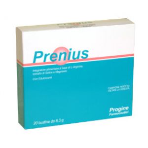 Prenius L-Arginine, Salicin and Magnesium Supplement 20 Sachets