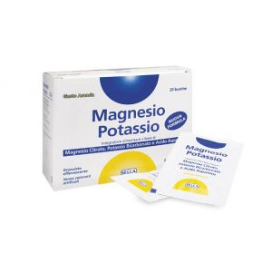 Sella Magnesium Potassium New Formula Food Supplement 20 Sachets