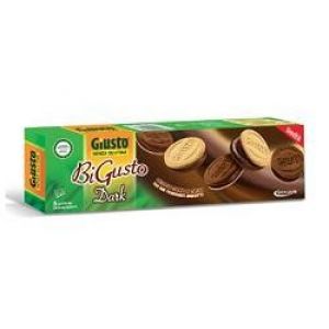 Giusto Gluten Free Bigusto Dark Biscuits With Cocoa Filling 130g