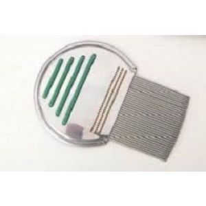 Steel comb for lice removal