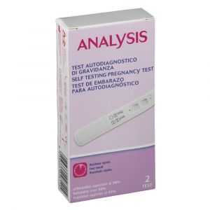 Chicco analysis time test pregnancy test 2 pieces