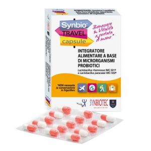 Synbiotec Synbiotravel Food Supplement 15 Tablets