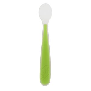 Chicco Soft Silicone Spoon 6m+ Green Up