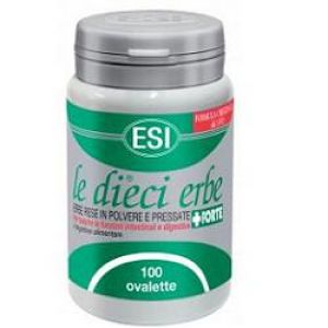 Esi Le Dieci Erbe + Strong Digestive Supplement 100 Ovalette