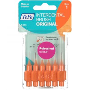 Tepe orange brush for interdental cleaning 0.45 mm 6 pieces
