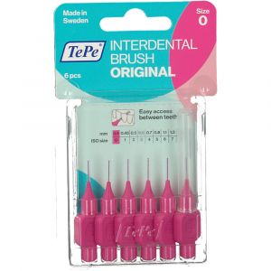 Tepe pink brush for interdental cleaning 0.4 mm 6 pieces