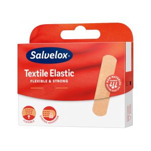 Salvelox Textile Elastic Plasters Standard 20 Pieces