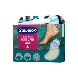 Salvelox Foot Care Blister Medium Patches For Heels 6 Pieces