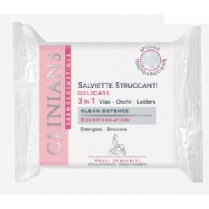 Clinians Salviette Struccanti Delicate 20 Pezzi