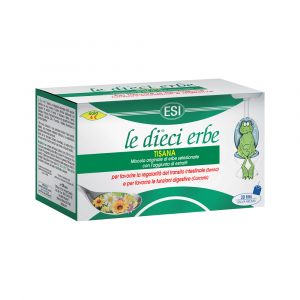 Esi Le Dieci Erbe Herbal Tea Digestive Supplement 20 Filters
