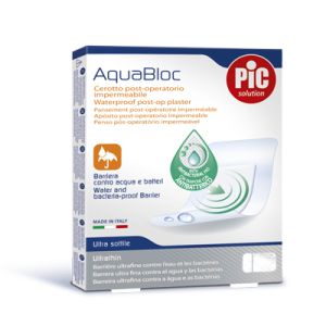 Pic Aquabloc Waterproof Antibacterial Patches 10 X 8 Cm 5 Pieces