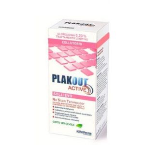 Plak out active relief mouthwash with intensive anti-plaque action 200 ml