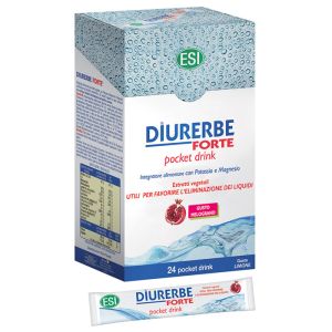 ESI Diurerbe Forte Magnesium Supplement 24 Drink Pochet Pomegranate