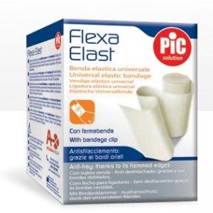 Pic Flexa Elast Benda Elastica Bianca 12 Cm  X 4 , 5 M