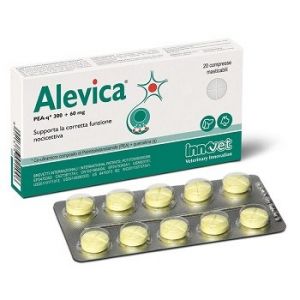 Alevica Nociceptive Supplement Dogs Cats 20 Tablets