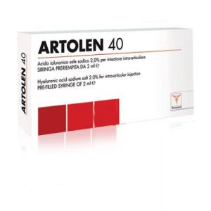Artolen 40 Hyaluronic Acid For Intra-articular Injection 1 Pre-Filled Syringe