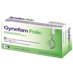 Gynefam Folic Pregnancy Food Supplement 30 Soft Capsules