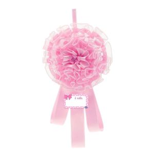 Chicco Pink Bow Birth Announcement