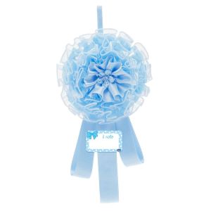 Chicco Blue Bow Birth Announcement