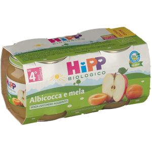 Hipp Organic Homogenized Apricot and Apple 2x80g