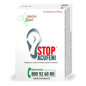 Farmadipiù Stop Tinnitus Supplement Plant Extracts 30 Tablets