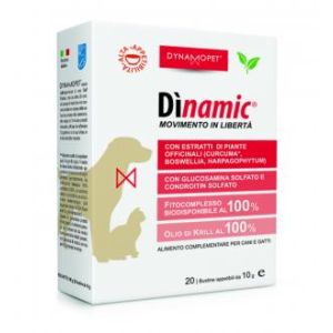 Dynamopet Dinamic Movimento In Liberta Food Supplement 20 Sachets X10ml