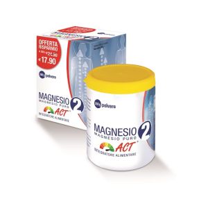 F&f Magnesio 2 Act Pure Magnesium Food Supplement 300g Powder